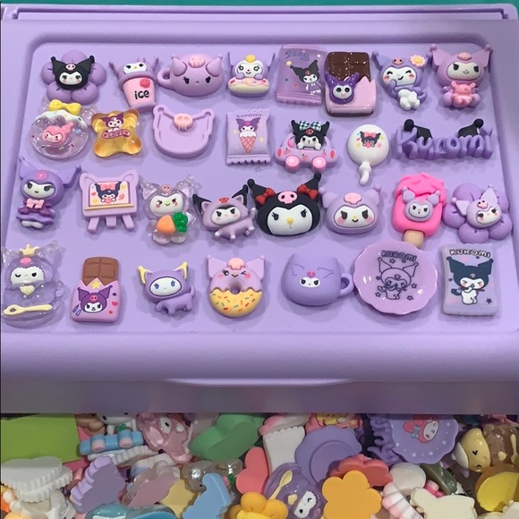 Scoop of 30 Hello Kitty Sanrio Inspired Charms for DIYs - Picture 3 of 10